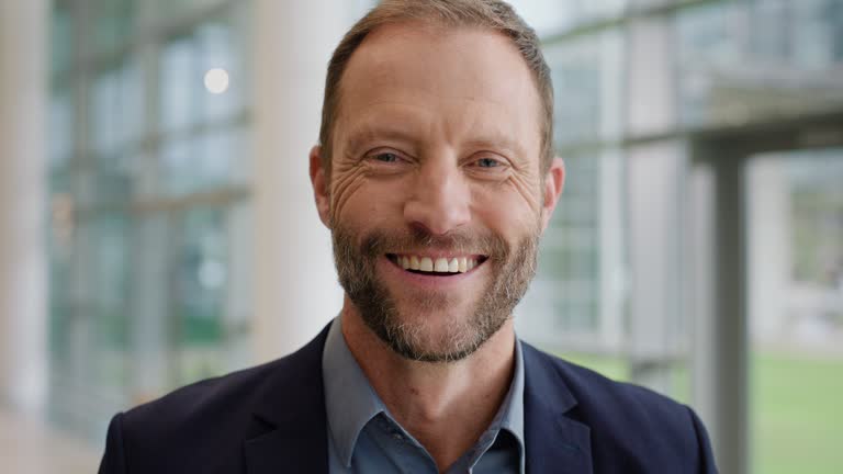 Portrait of a satisfied client